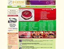 Tablet Screenshot of e-lezzet.com